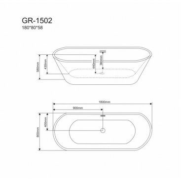 Ванна Grossman GR-1502