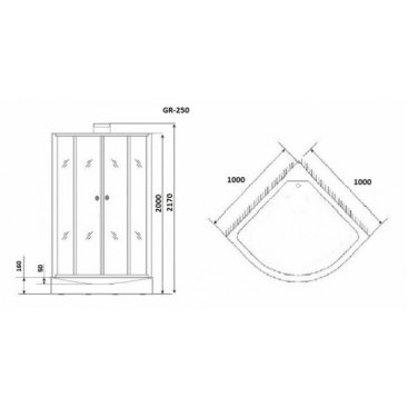 Душевая кабина Grossman GR250