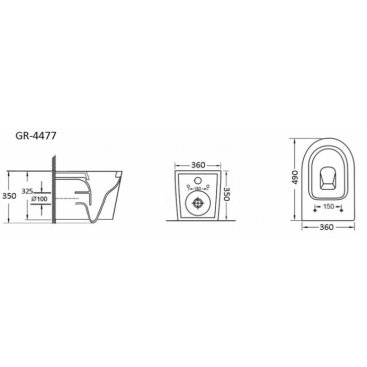 Унитаз Grossman GR-4477