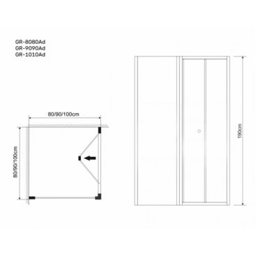 Душевой уголок Grossman Advans GR-9090Ad
