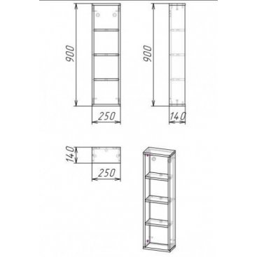 Шкаф Grossman Бруно 25