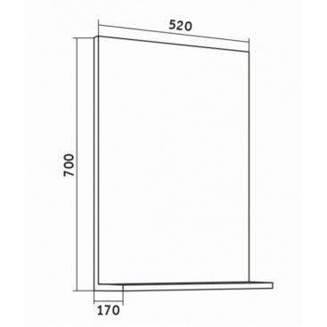 Мебель для ванной Grossman Eco Line 52 белая