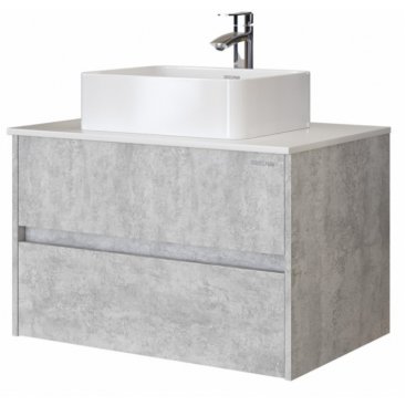 Мебель для ванной Grossman Эдванс 80 цемент