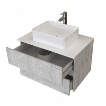 Мебель для ванной Grossman Эдванс 80 цемент