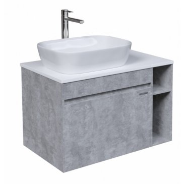 Мебель для ванной Grossman Фалькон 80 бетон GR-3020