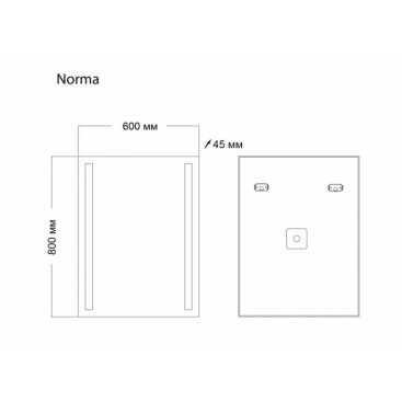 Зеркало Grossman Norma 60x80