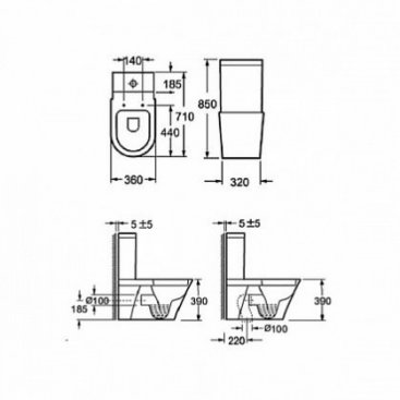 Унитаз-компакт Imex Arco CT1088