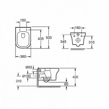 Унитаз подвесной Imex Grace CH10134