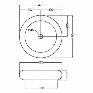 Раковина Jaquar Fusion FSS-WHT-29901