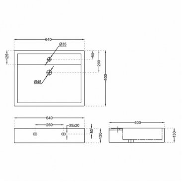 Раковина Jaquar JDR JDS-WHT-25943