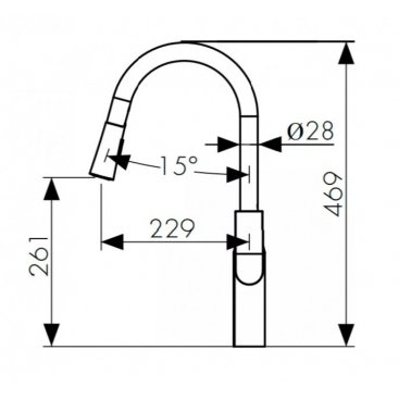 Смеситель для кухни Kaiser Linear 59044