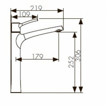 Смеситель для раковины Kaiser Stick 49133