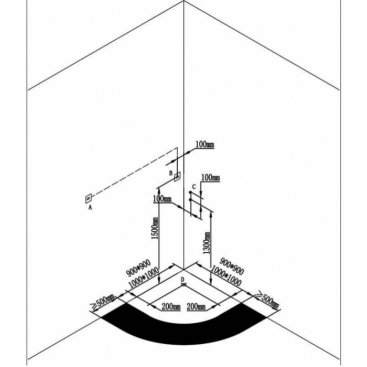 Душевая кабина Lagard Lira H 100x100