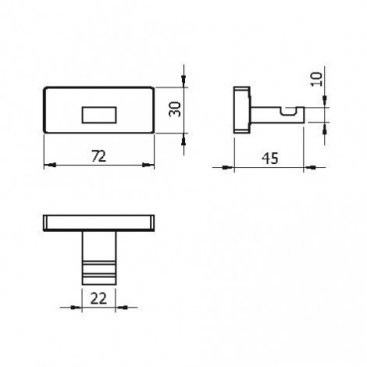 Планка на 1 крючок Langberger Alster 10931A