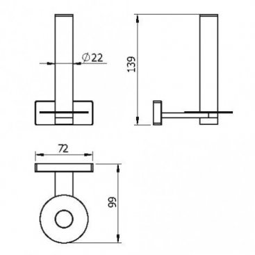 Держатель для туалетной бумаги Langberger Alster 10948A