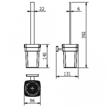 Ершик для унитаза Langberger Alster 11925A