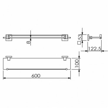 Полка Langberger Ledro 11851A