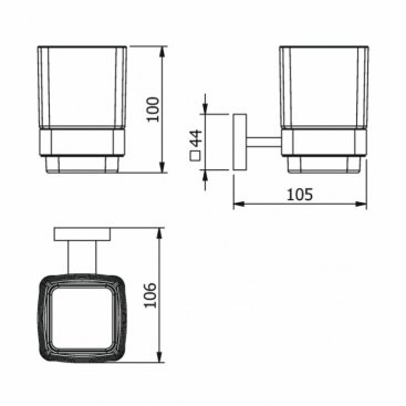 Стакан Langberger Ledro 21811A