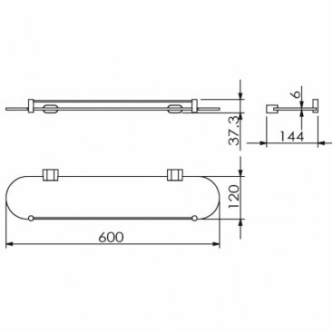 Полка Langberger Lugano 24051C