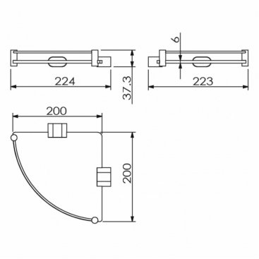 Полка Langberger Lugano 24051D