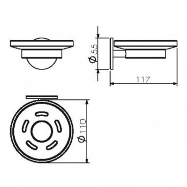 Мыльница Langberger Molveno 30815A