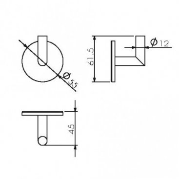 Крючок Langberger Molveno 30831A