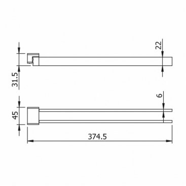 Полотенцедержатель Langberger Vico 11308A