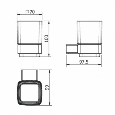 Стакан Langberger Vico 11311A