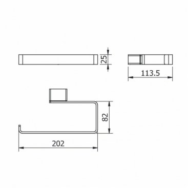 Полотенцедержатель Langberger Vico 11338A