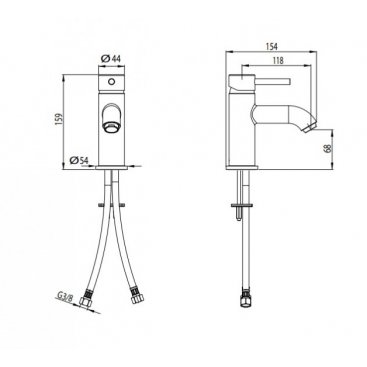 Смеситель для раковины M&Z Ditirambo DRB00208