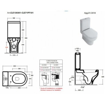 Унитаз Olympia Clear CLE130301