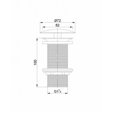 Донный клапан Omnires A82 CR