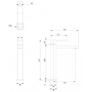 Смеситель для раковины Omnires Baretti BA7812 CR