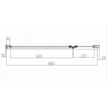 Душевая дверь Omnires Manhattan ADP90XLUX-TCRTR