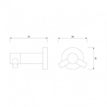 Крючок Omnires Modern Project MP60120 CR