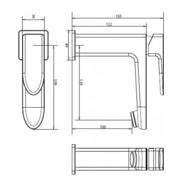 Смеситель для раковины Omnires Siena SN7310