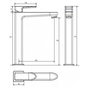 Смеситель для раковины Omnires Siena SN7312