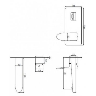 Смеситель для раковины Omnires Siena SN7315