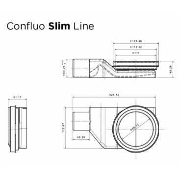 Душевой канал Pestan Confluo Premium Slim Line 650