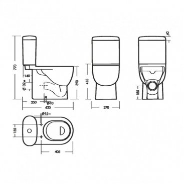 Унитаз Sanita Luxe Art Comfort S1