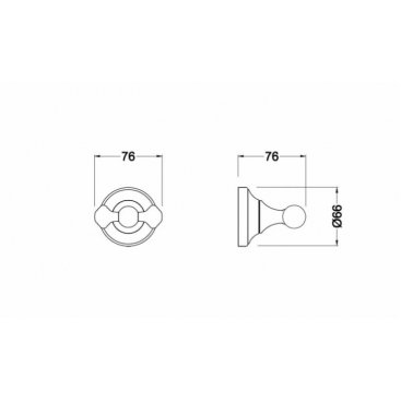 Крючок Schein Saine Chrome 7053002