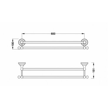 Полотенцедержатель Schein Saine Gold 7053040VF