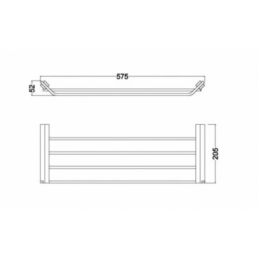Полка для полотенца Schein Watteau 1210B