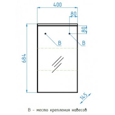 Мебель для ванной Style Line Эко Волна №2 40