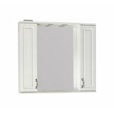 Зеркало со шкафчиком Style Line Олеандр-2 90/C рельеф пастель