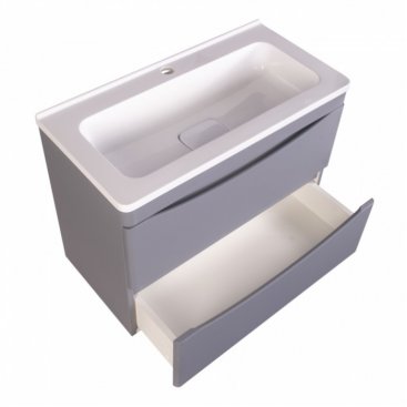 Мебель для ванной Style Line Бергамо мини 70 подвесная серый
