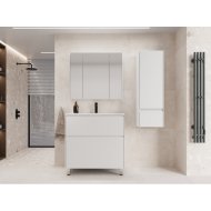 Мебель для ванной Style Line Лима 100 см напольная белая матовая