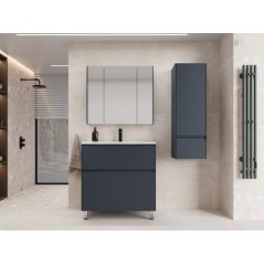 Мебель для ванной Style Line Лима 100 см напольная графит
