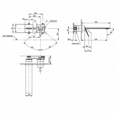 Смеситель для раковины Toto Neorest TLP02310R