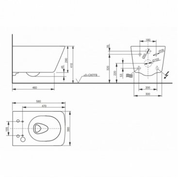 Унитаз подвесной Toto SP CW522ERY